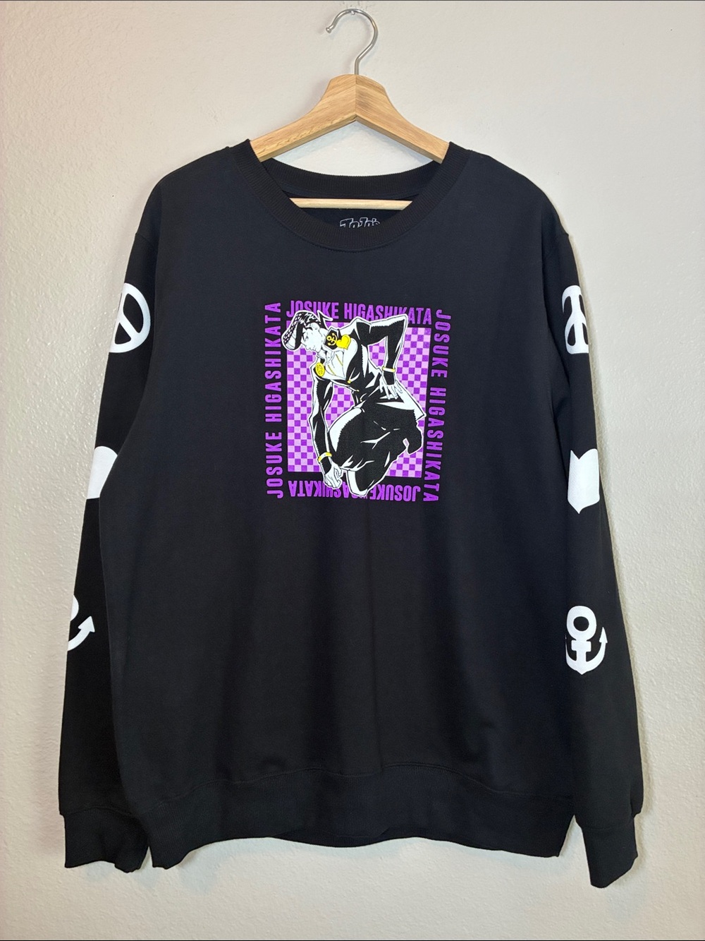 JoJo’s Bizarre Adventure The Animation Sweatshirt L Black VIZ Media Anime Manga